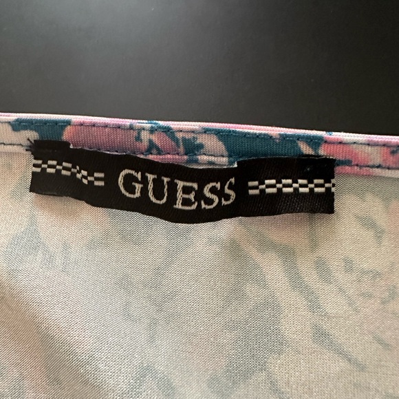 Guess All Over Floral Print Mini Dress Size Small - Picture 11 of 16